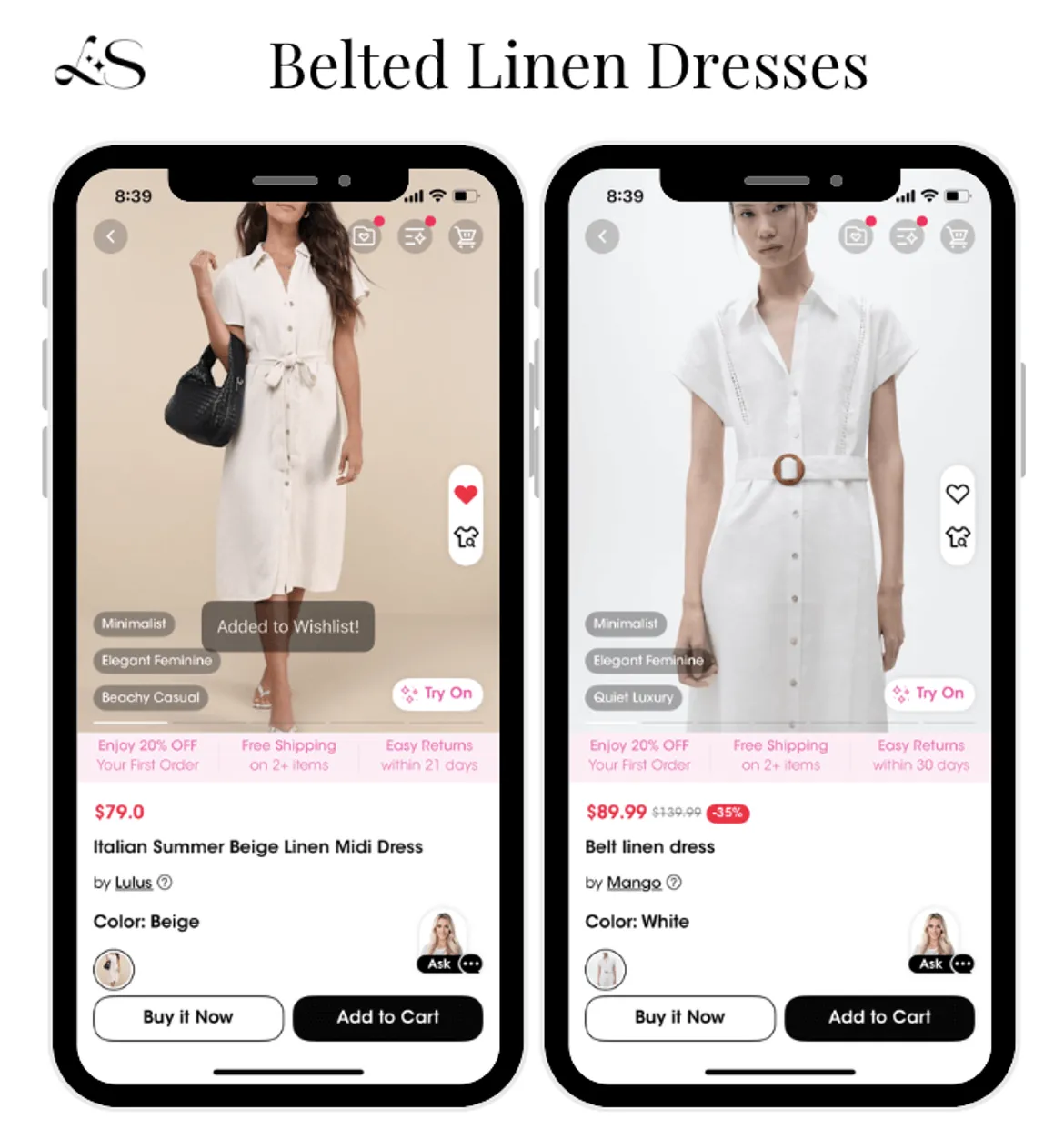 Belted linen dresses for summer workwear 2025