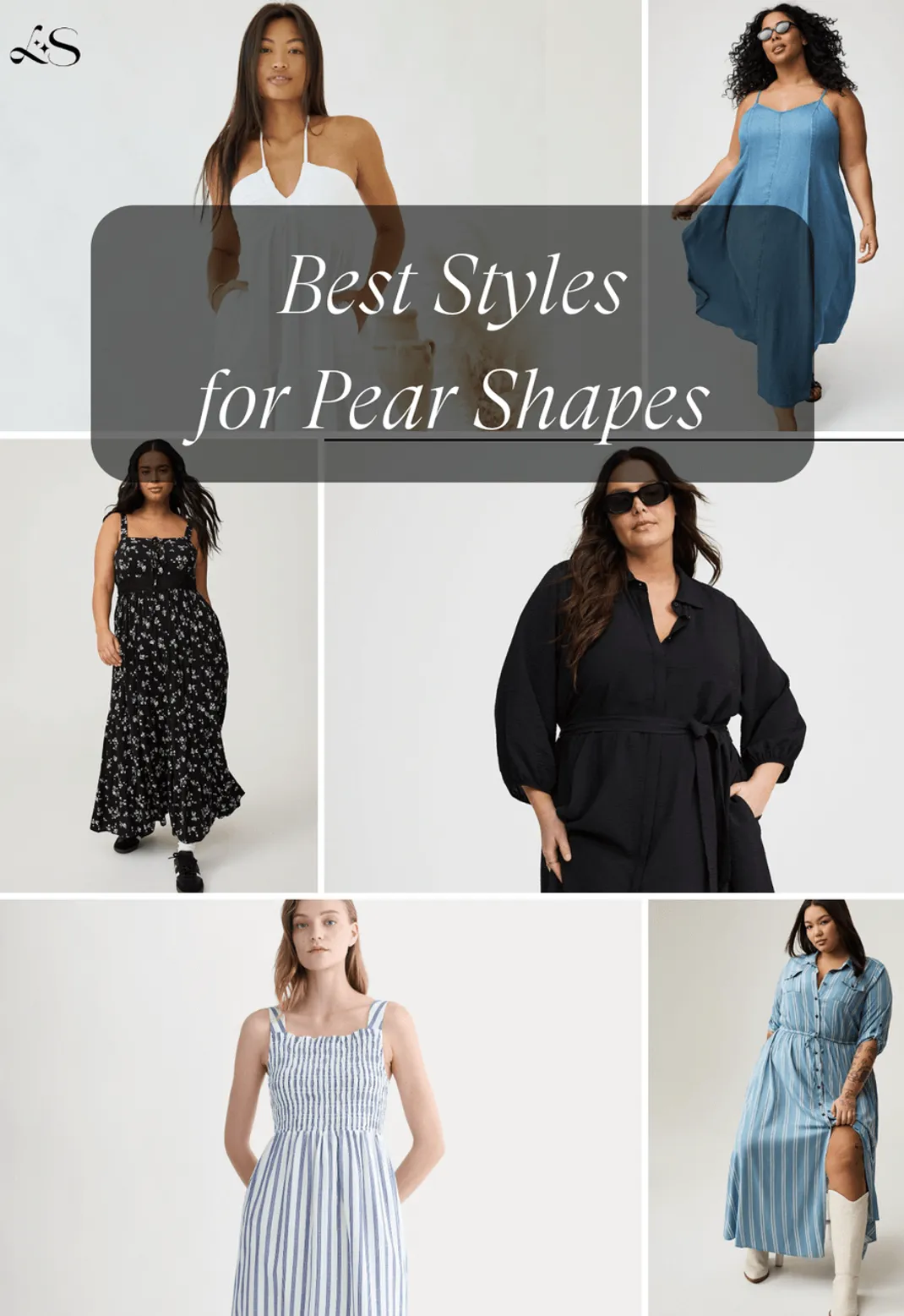 Best dress styles for pear shaped women with outfit examples