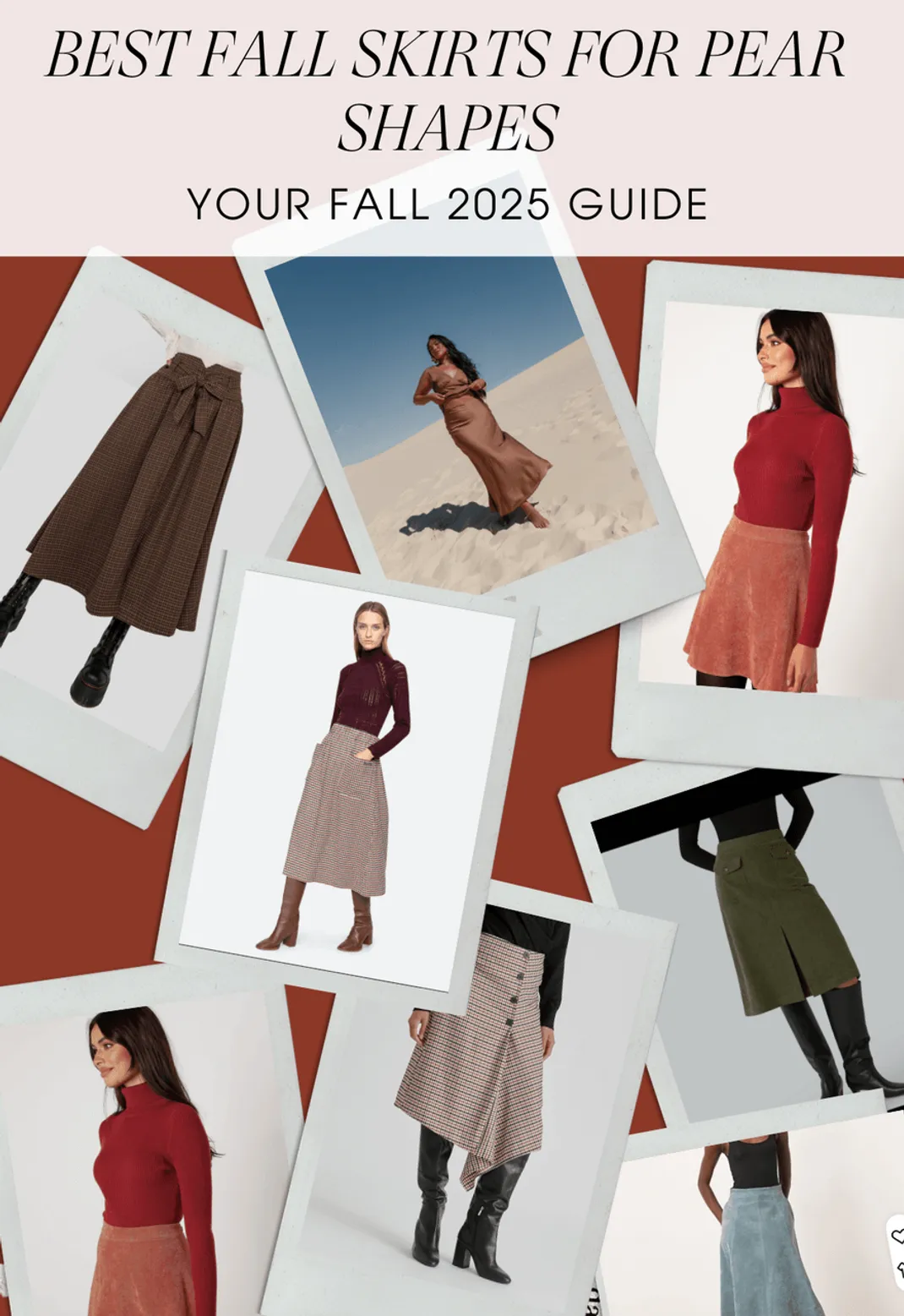 Best fall skirts guide for pear-shaped body types