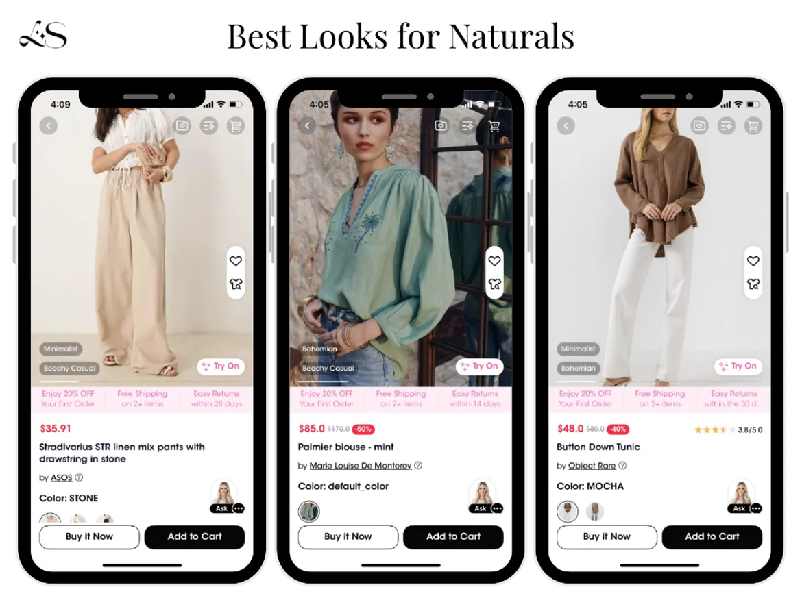 Best Looks for Naturals Kibbe Type