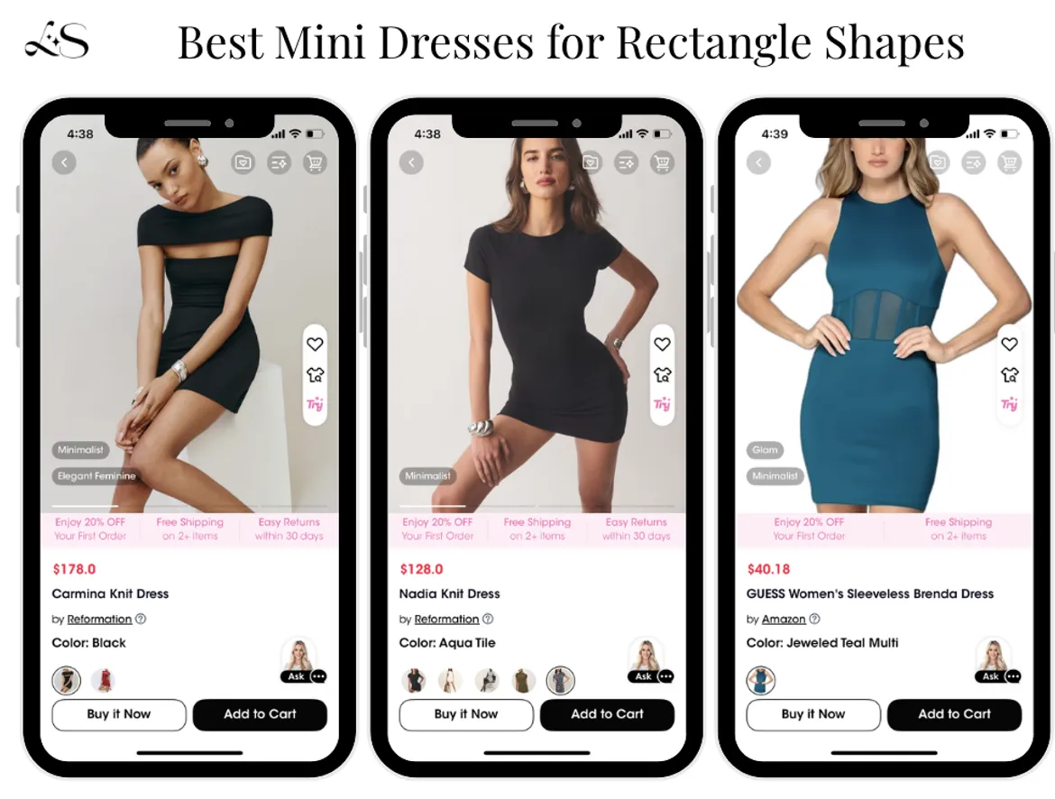 Best Mini Dresses for Rectangle Shapes