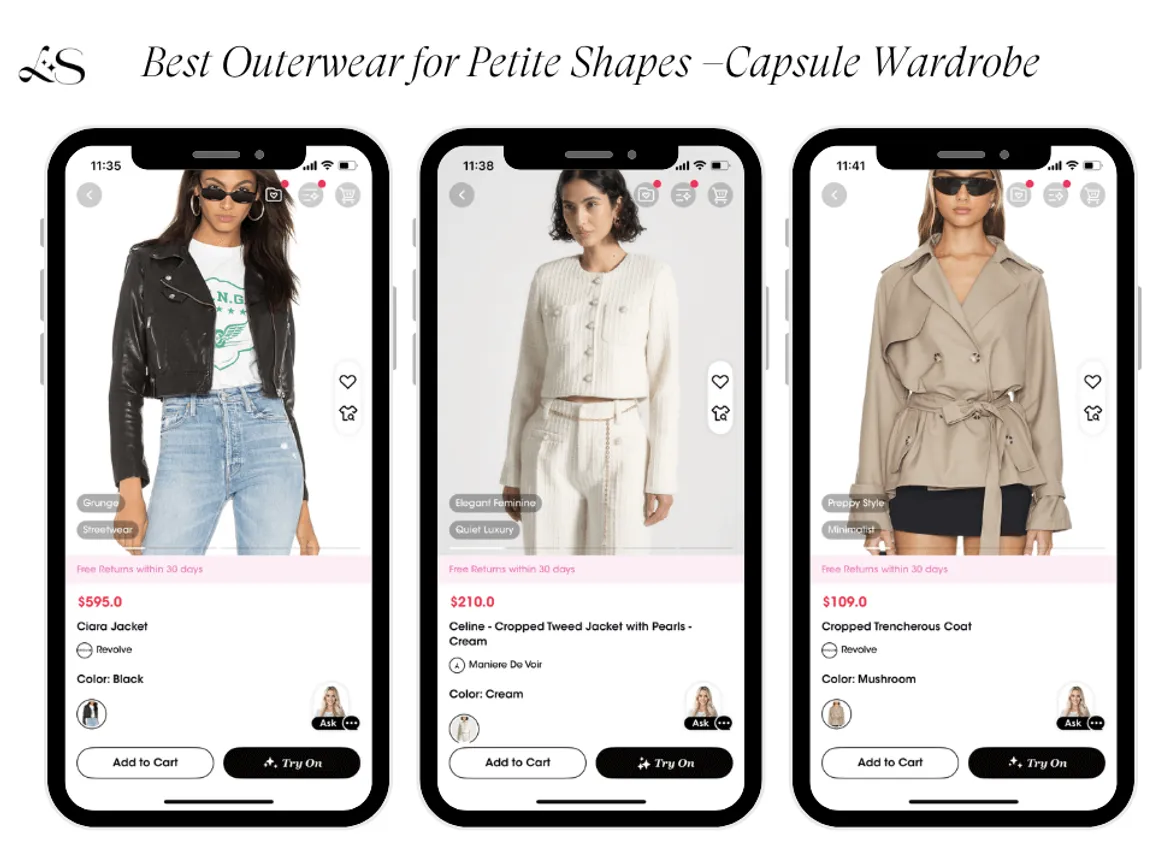 Best outerwear jackets for petite women