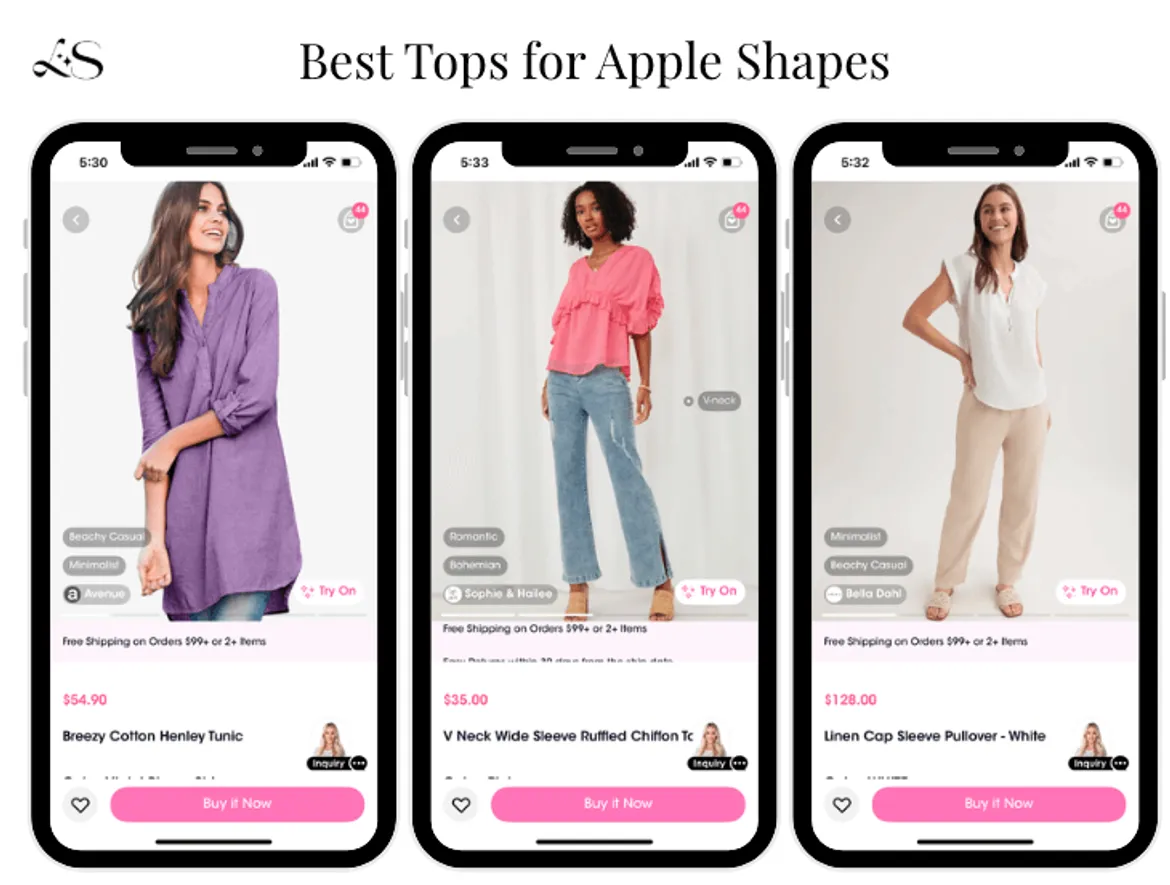 Best Tops for Apple Shapes
