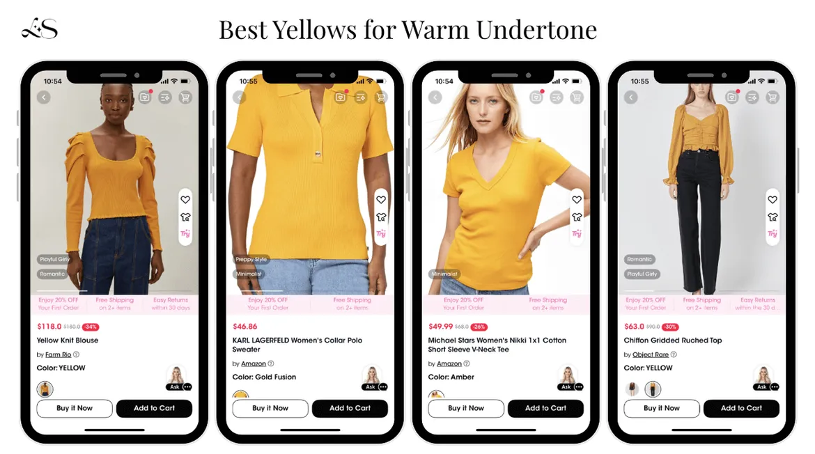 Best yellow tops for warm undertones