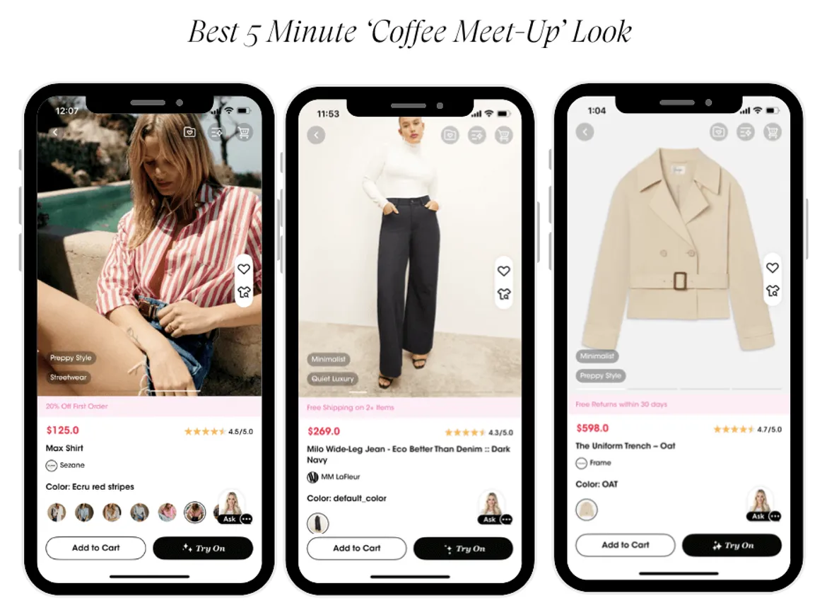 Cute outfits for coffee meetups and casual workdays