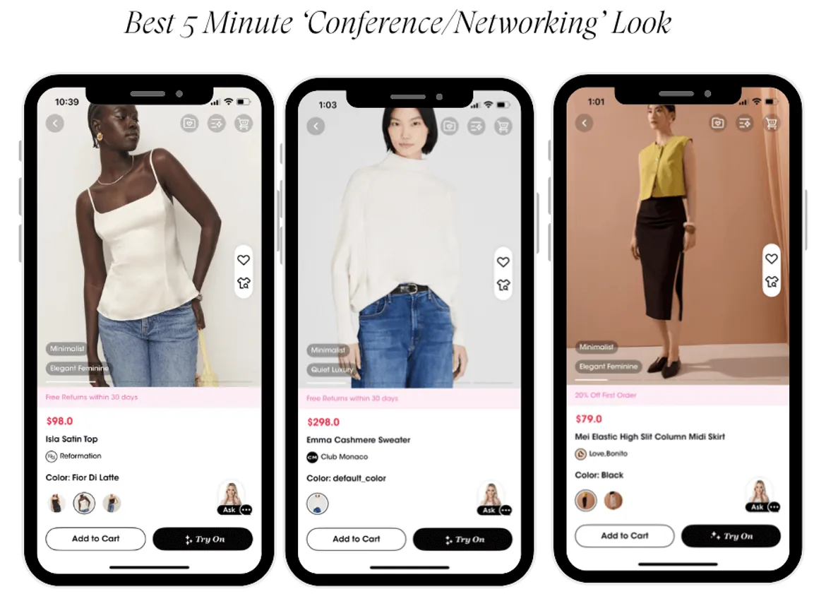Polished conference and networking looks for women