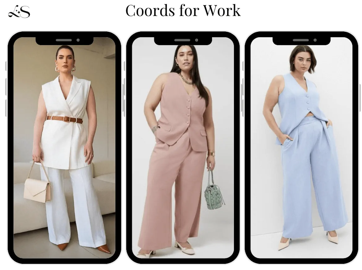 Matching coord sets for summer workwear 2025