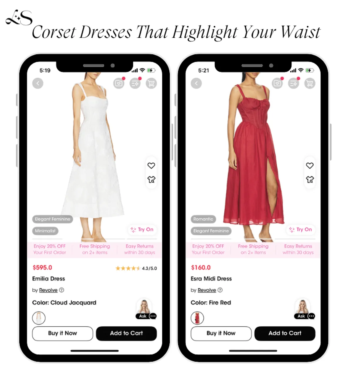 Corset Dresses for Waist Emphasis on Hourglass Shapes