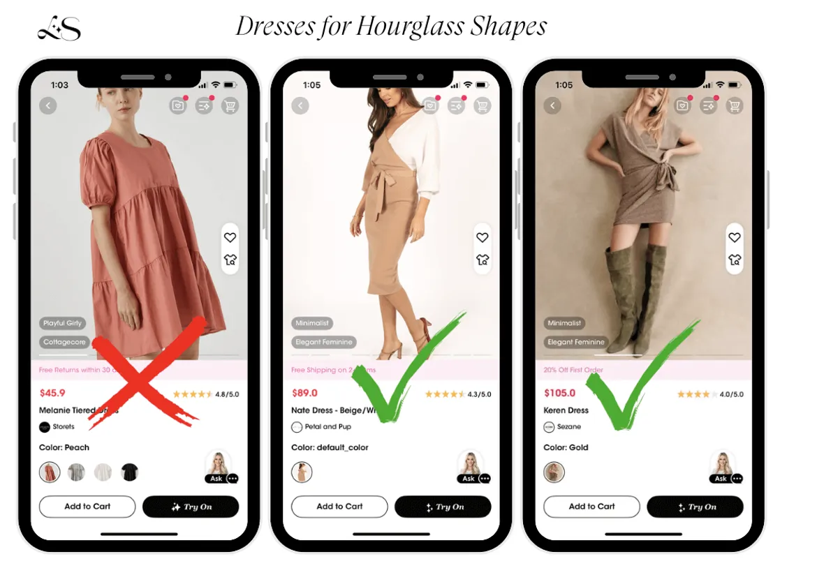 Best dresses for hourglass body shapes