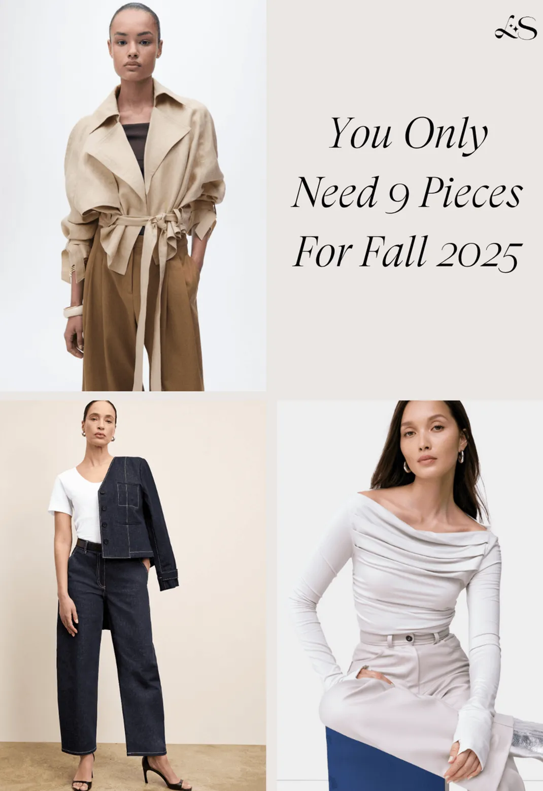 Fall 2025 capsule wardrobe with essential pieces for modern women