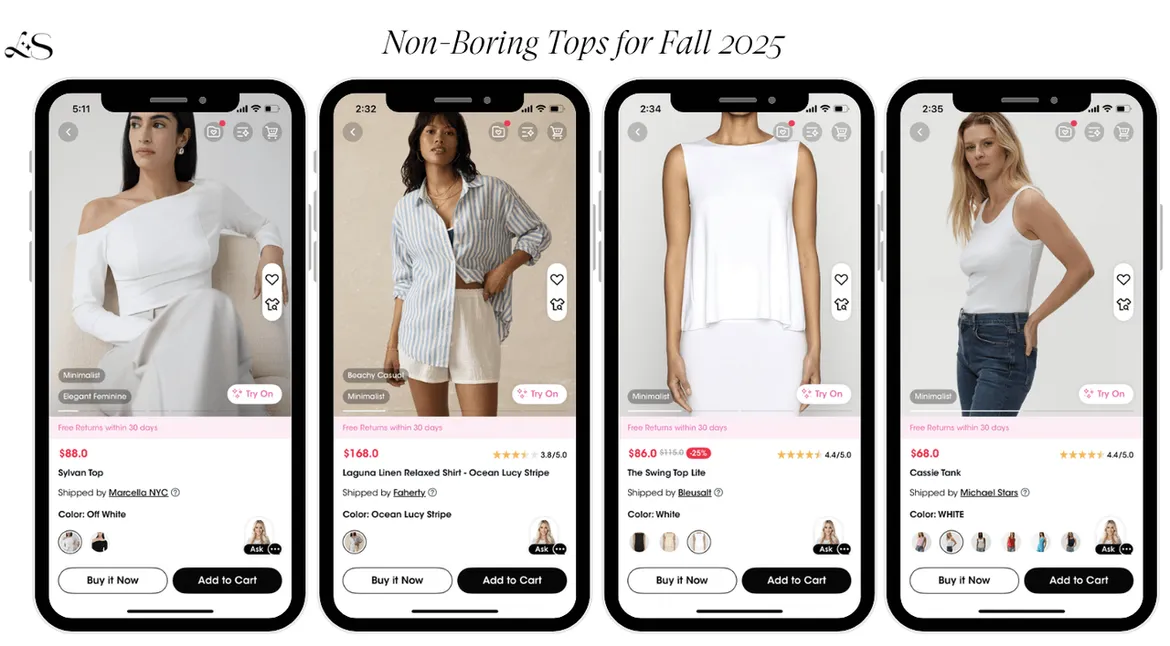 Trendy and unique tops for Fall 2025