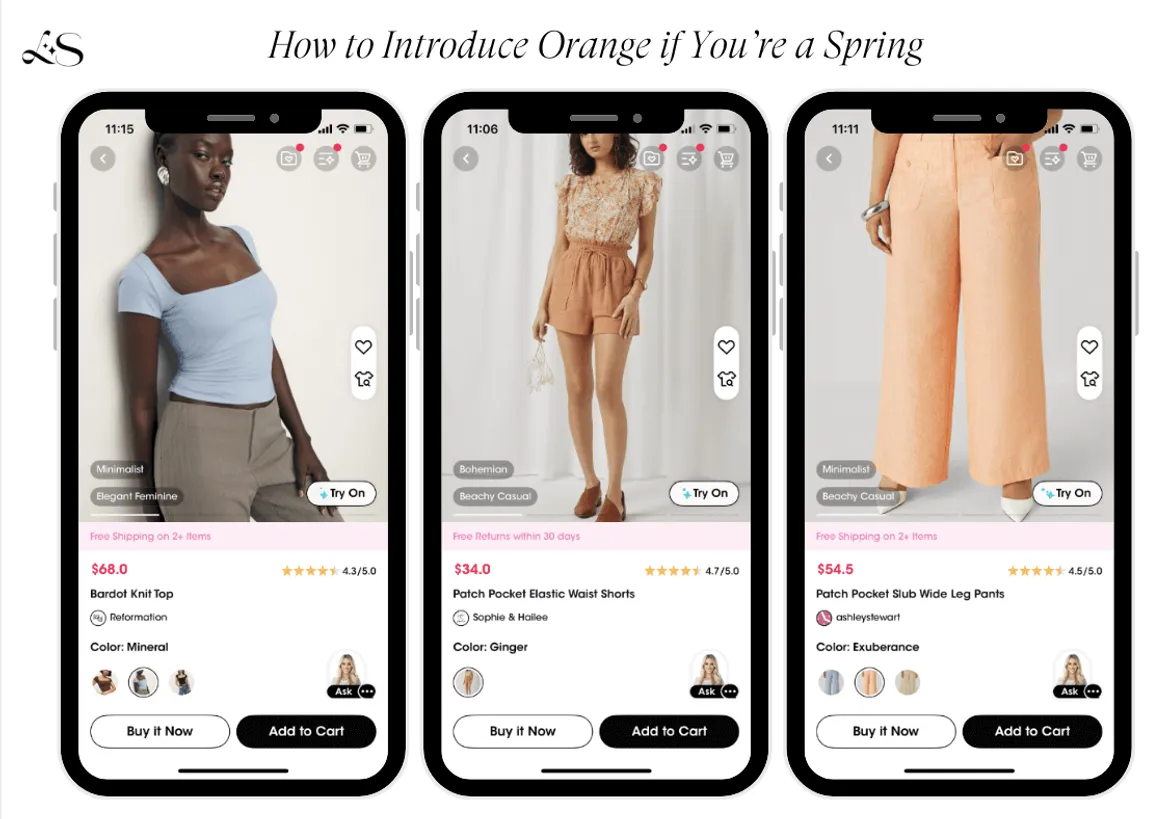 How to introduce orange for spring color season