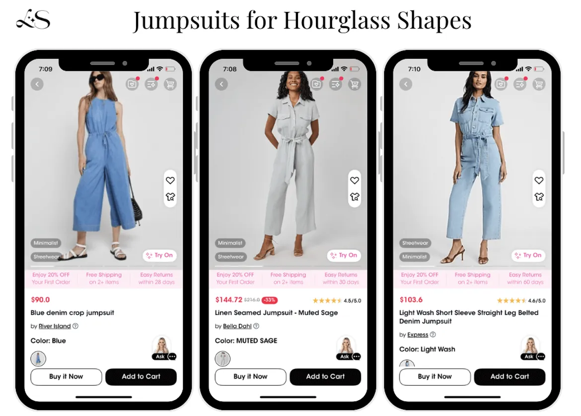 Best Jumpsuits for Hourglass Body Shapes