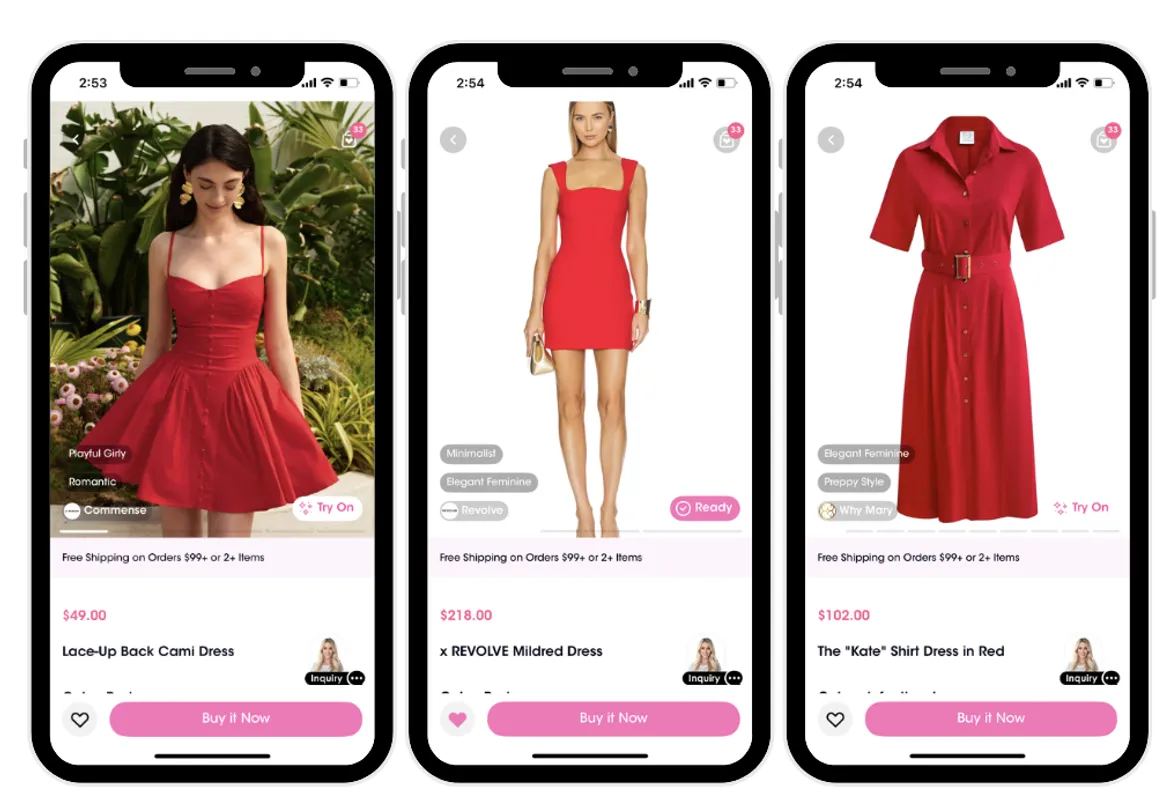 Red lace-up cami dress for romantic and playful style