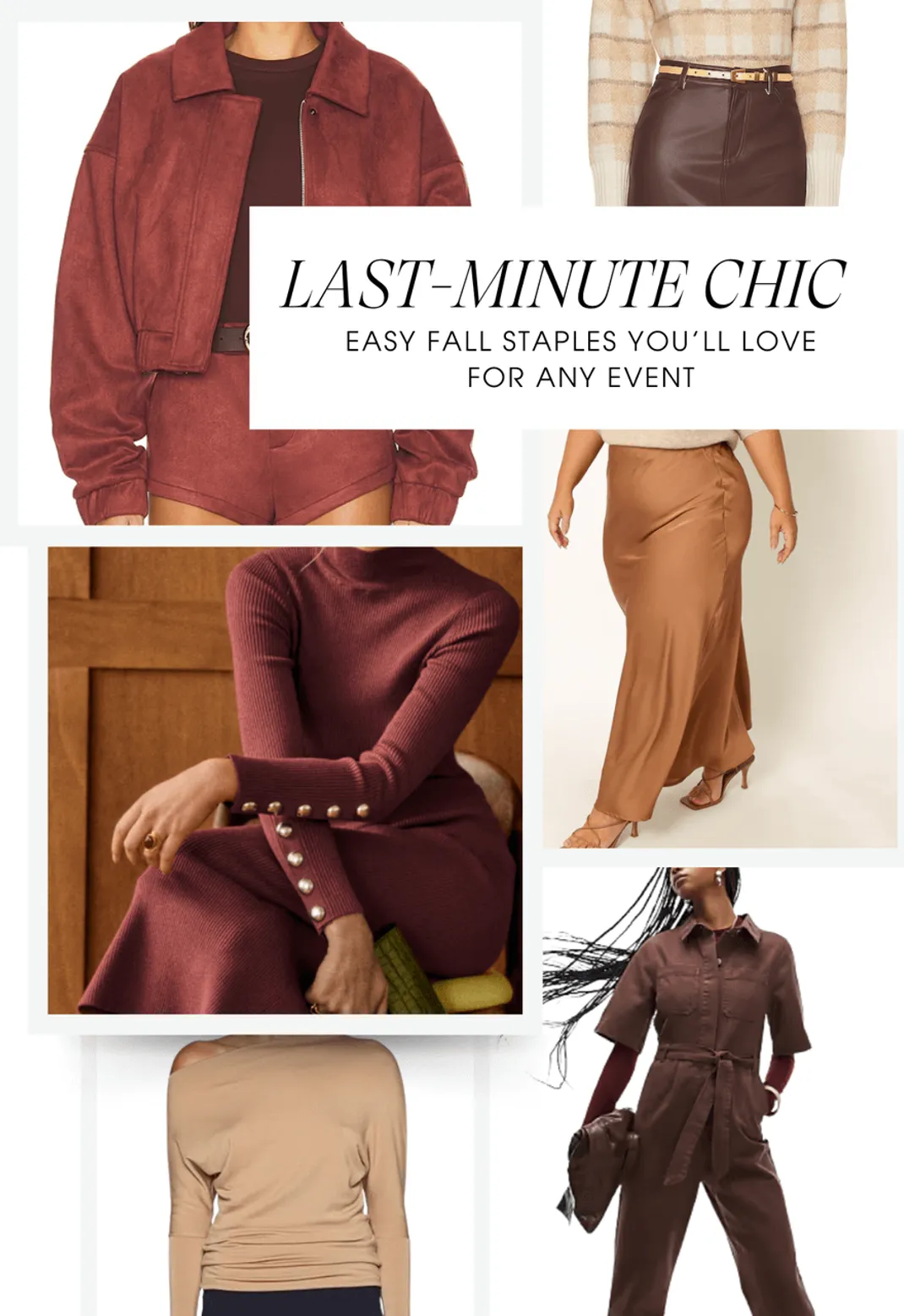 Last-minute chic fall staples fashion