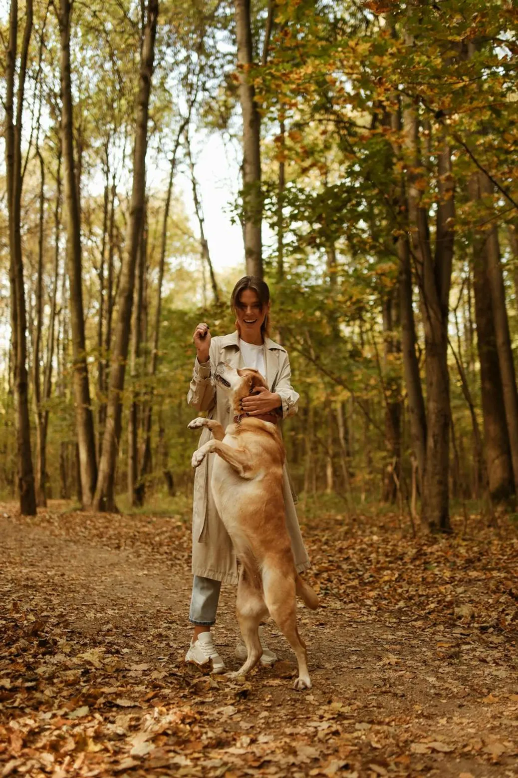 Classic trenchcoat with bold upgrades, including leopard prints and high collars