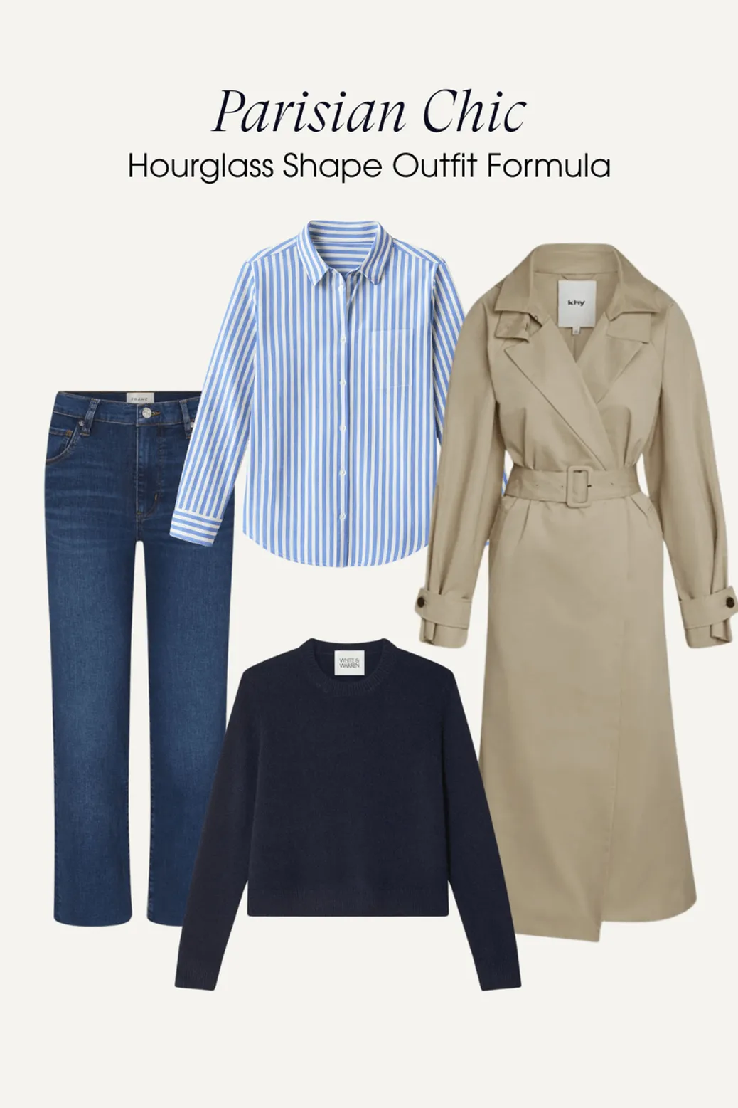 hourglass body parisian outfit formula