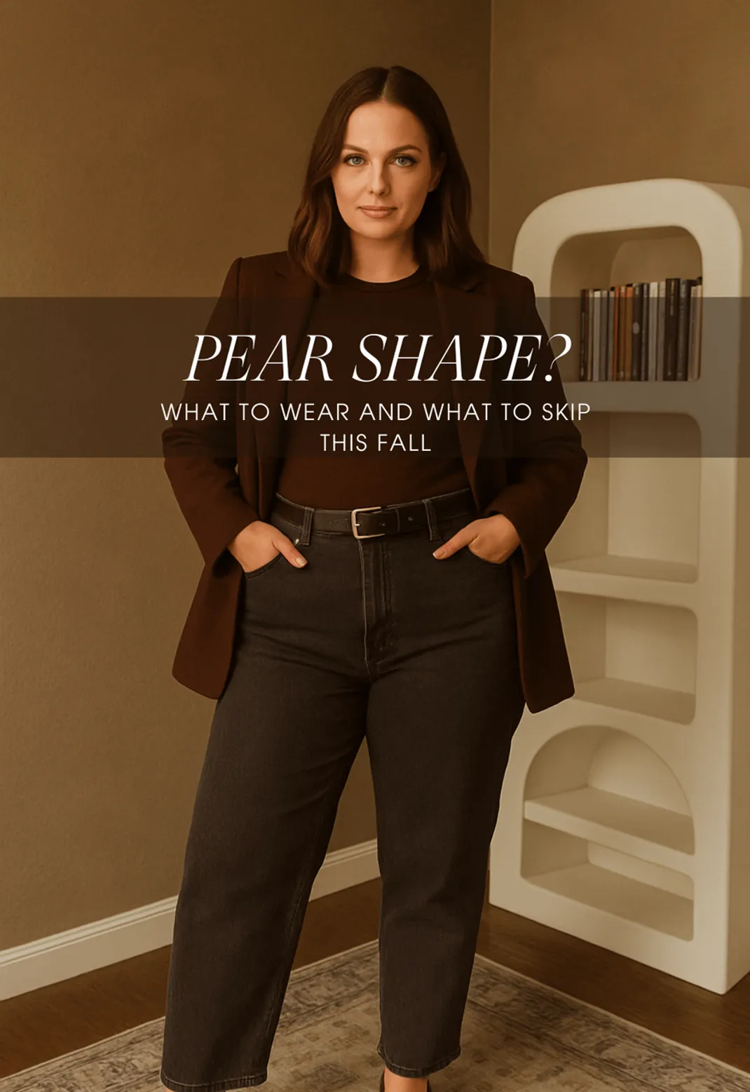 Pear body shape fall fashion guide