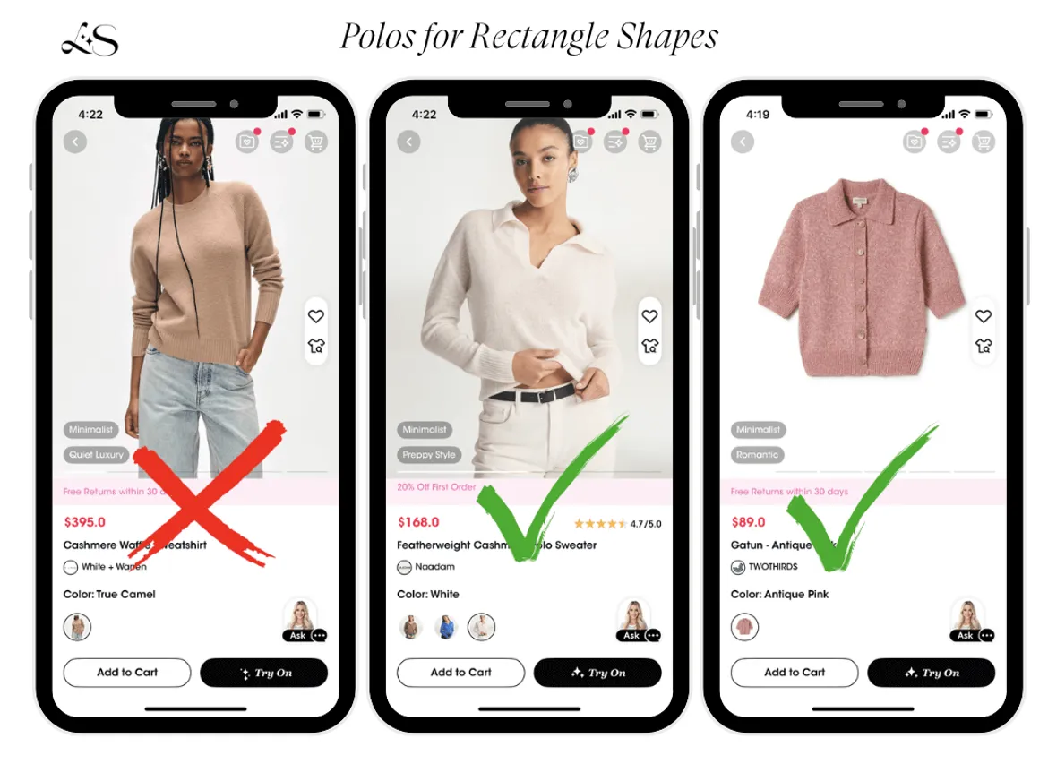 Best polos for rectangle body shapes