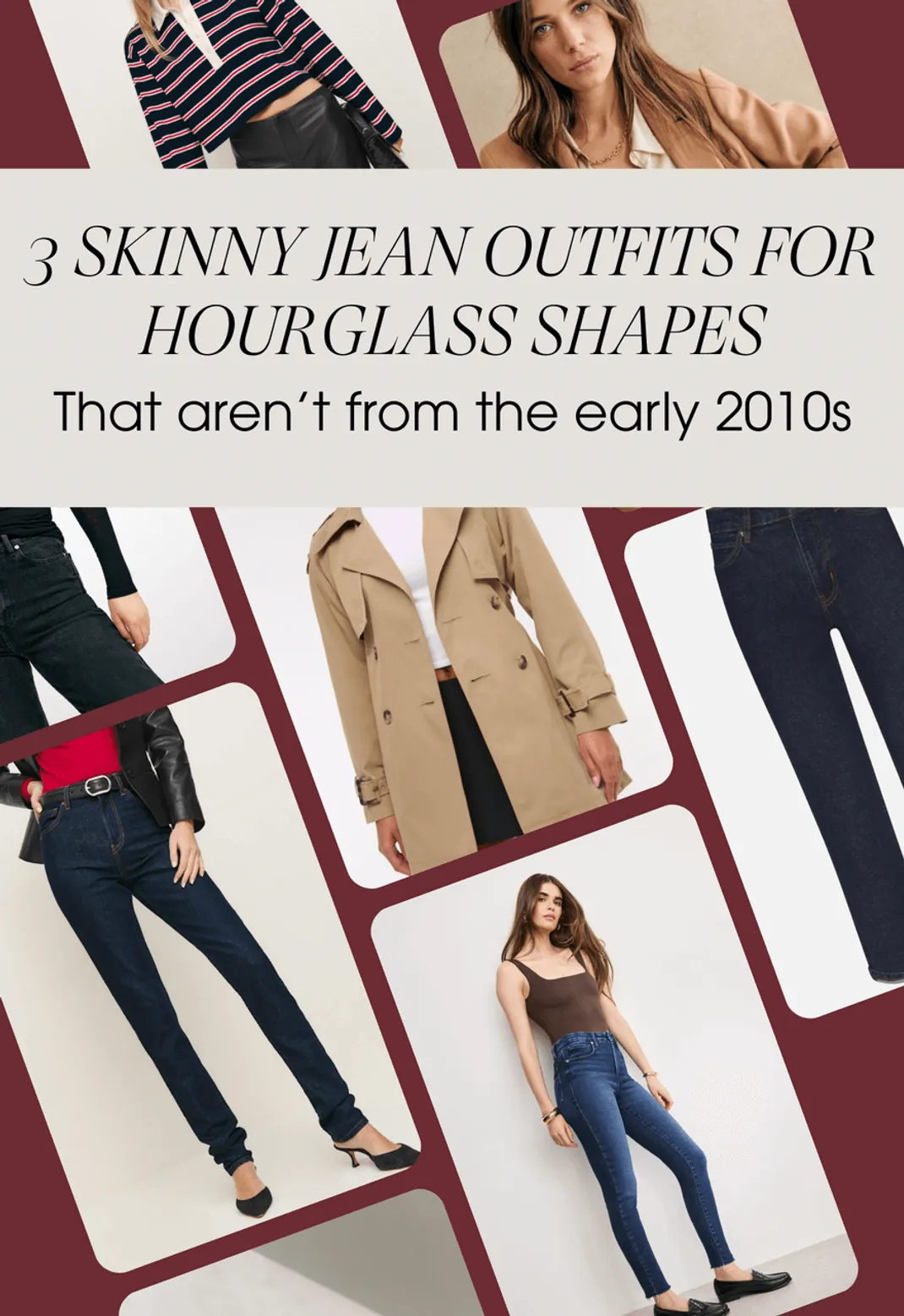 hourglass skinny jean outfits, fall jeans