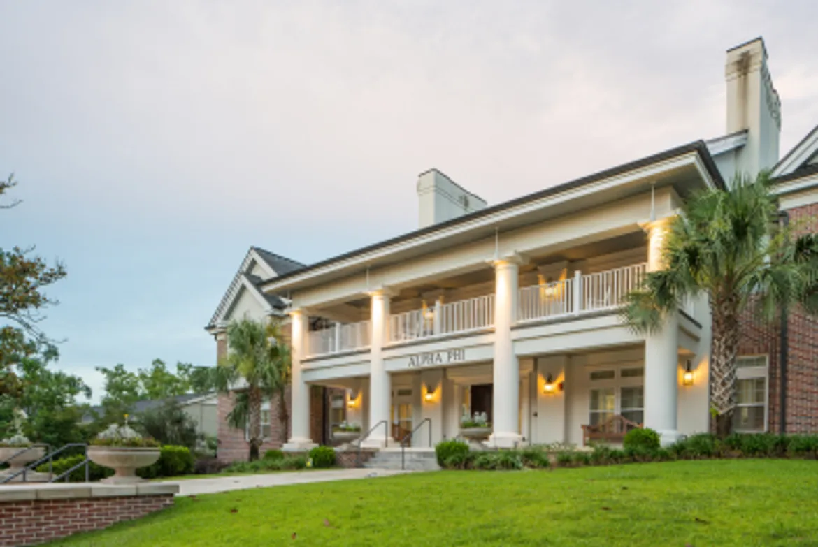 Beautiful sorority house