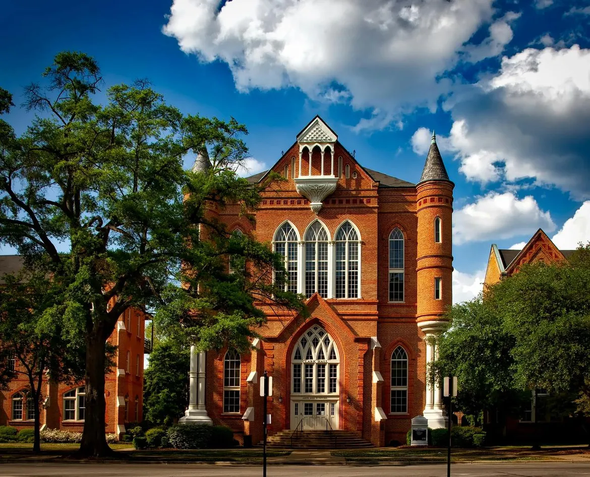 University building with a back-to-school vibe