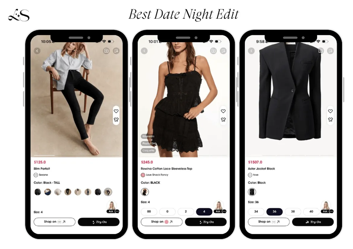 Slim-fit black jeans styled with a casual button-up shirt