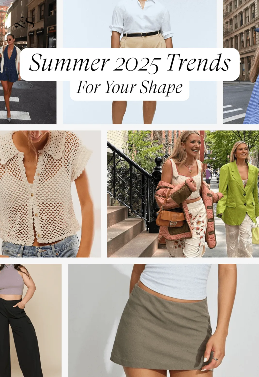 Summer 2025 outfit trends for different body shapes