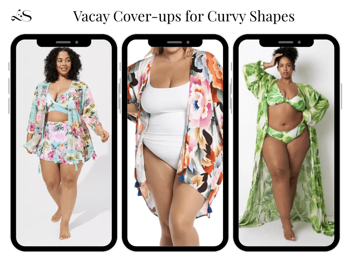 Vacation cover-ups for curvy body shape summer 2025