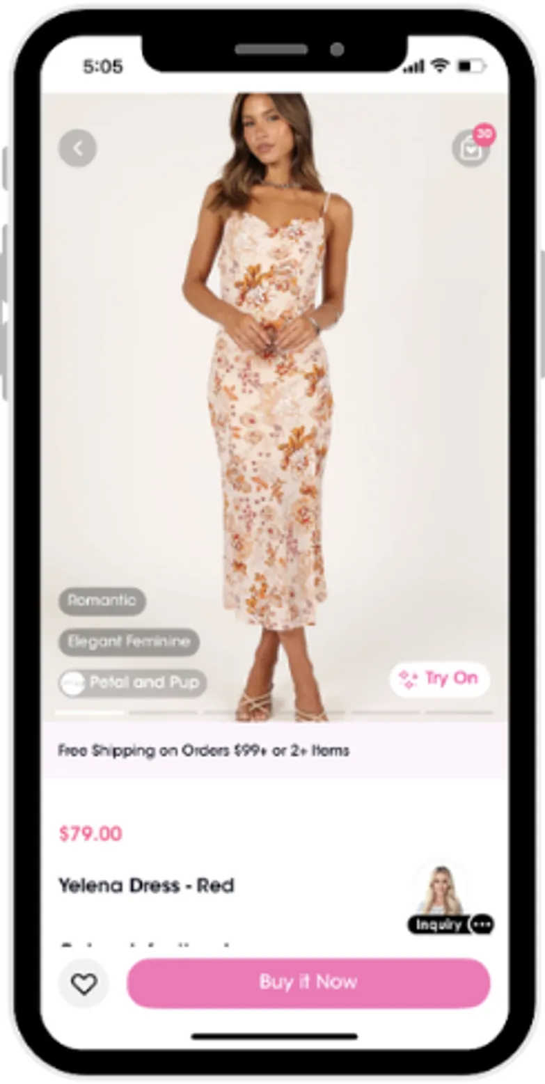 Floral print midi slip dress in soft pink tones